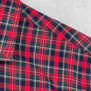 J.CREW Shirt Mens S Ludlow 120s 2 Ply Tartan Plaid Button Up Long Sleeve Red